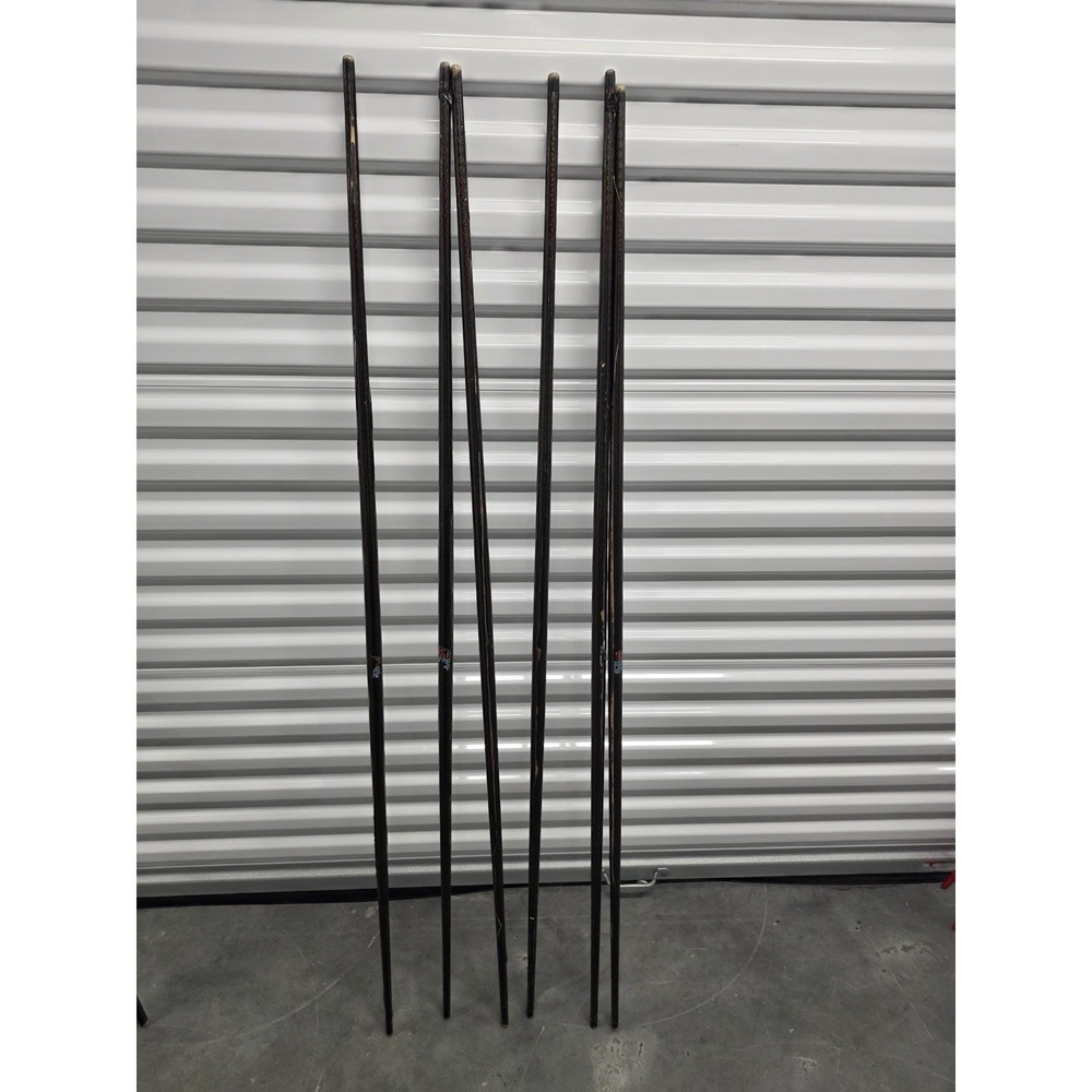 Lot of 6 ProForce Bo Staff 60" 5 Ft Black Martial Arts Karate Training